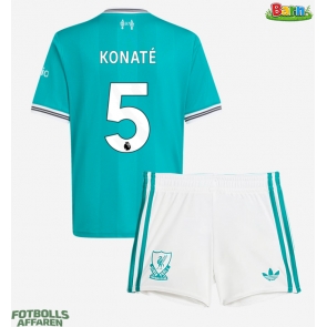 Liverpool Ibrahima Konate #5 Tredjeställ Barn 2025-26 Kortärmad (+ Korta byxor)